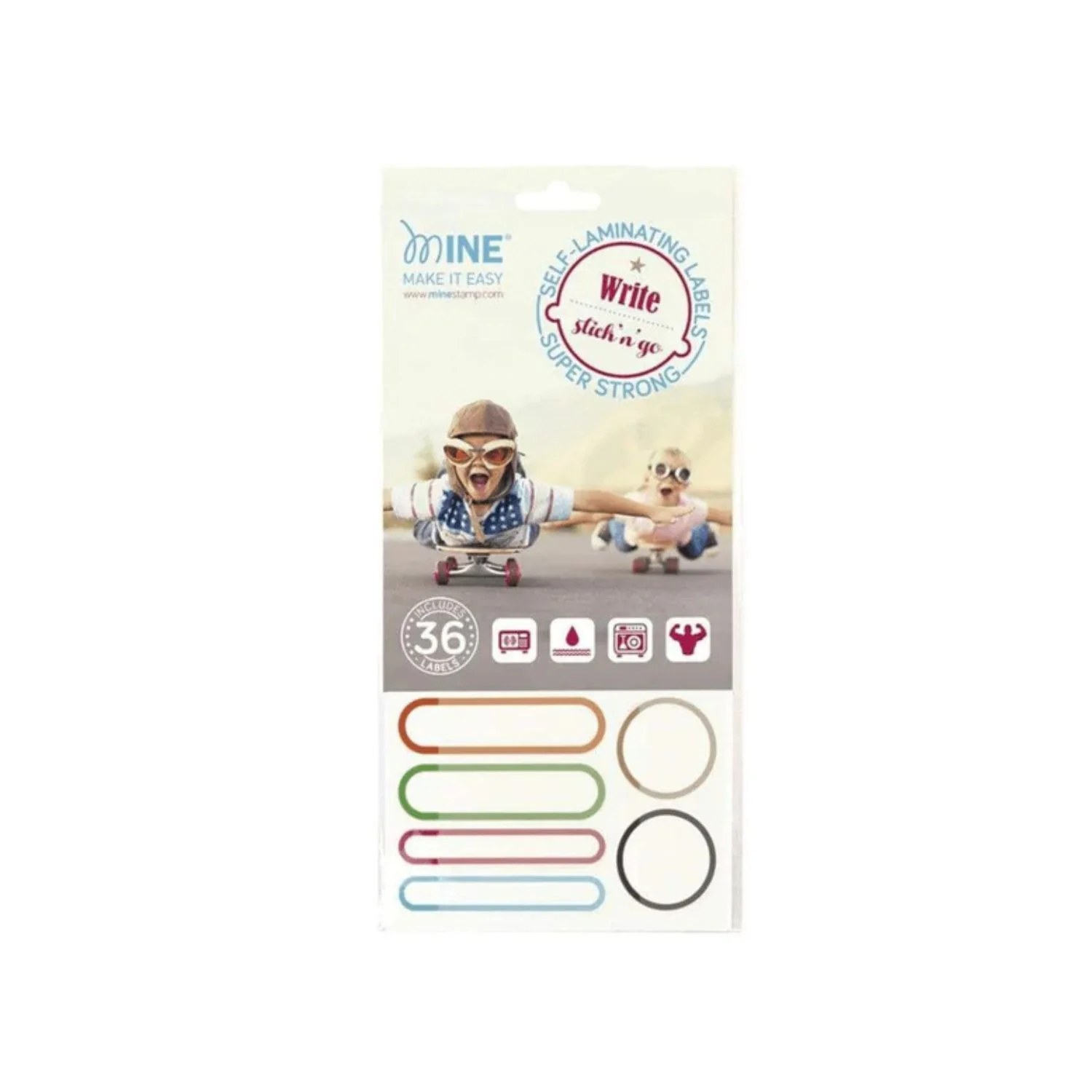 Etiquetas para Accesorios Mine Self Laminating