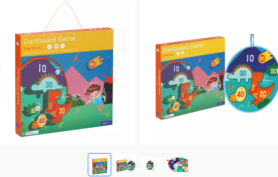 Juego de Dardos Dinosaurios