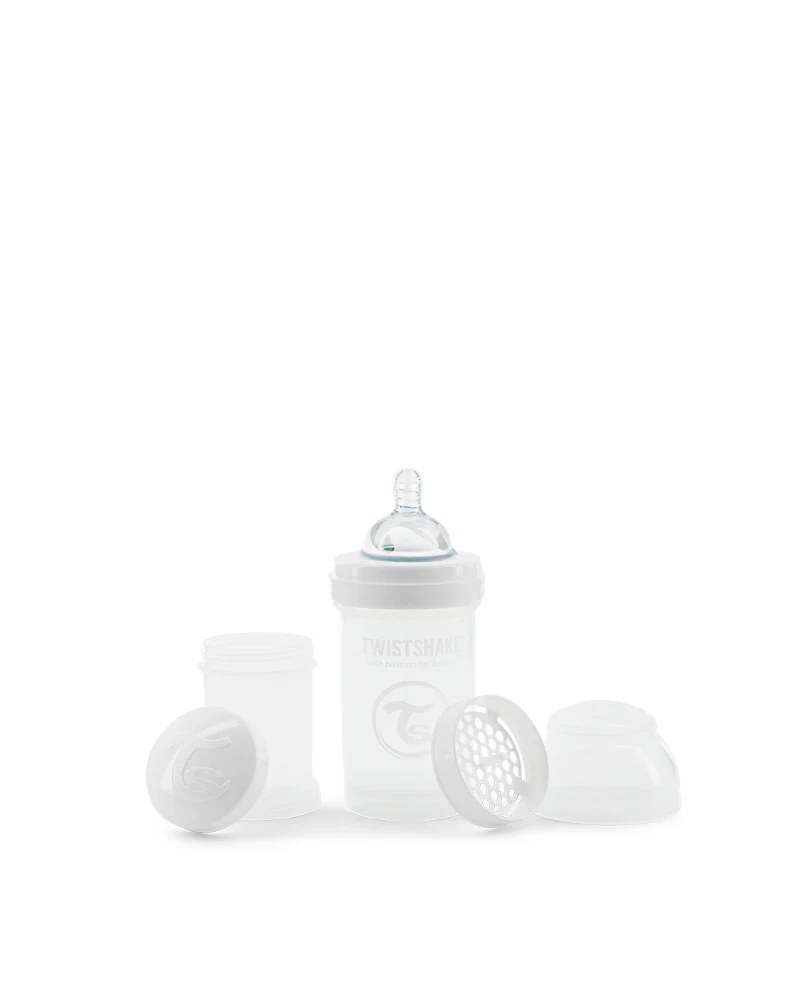 Mamadera Twistshake Anti-cólico 180 ml Gris Pastel