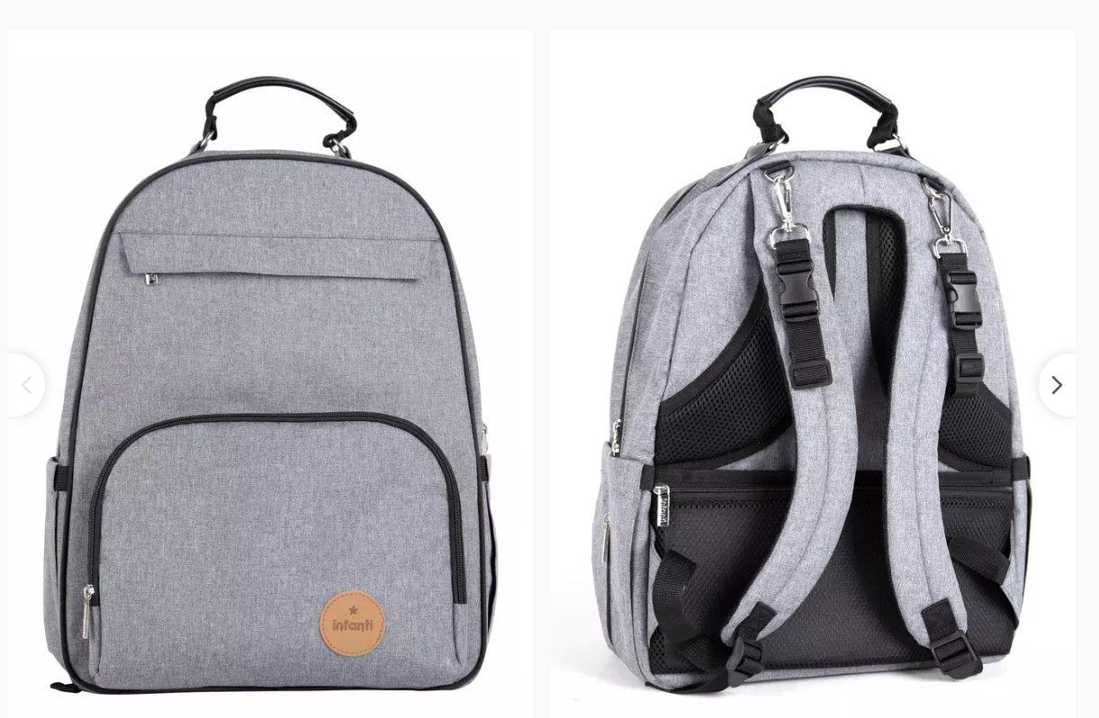 Mochila Maternal Oak Gris Infanti
