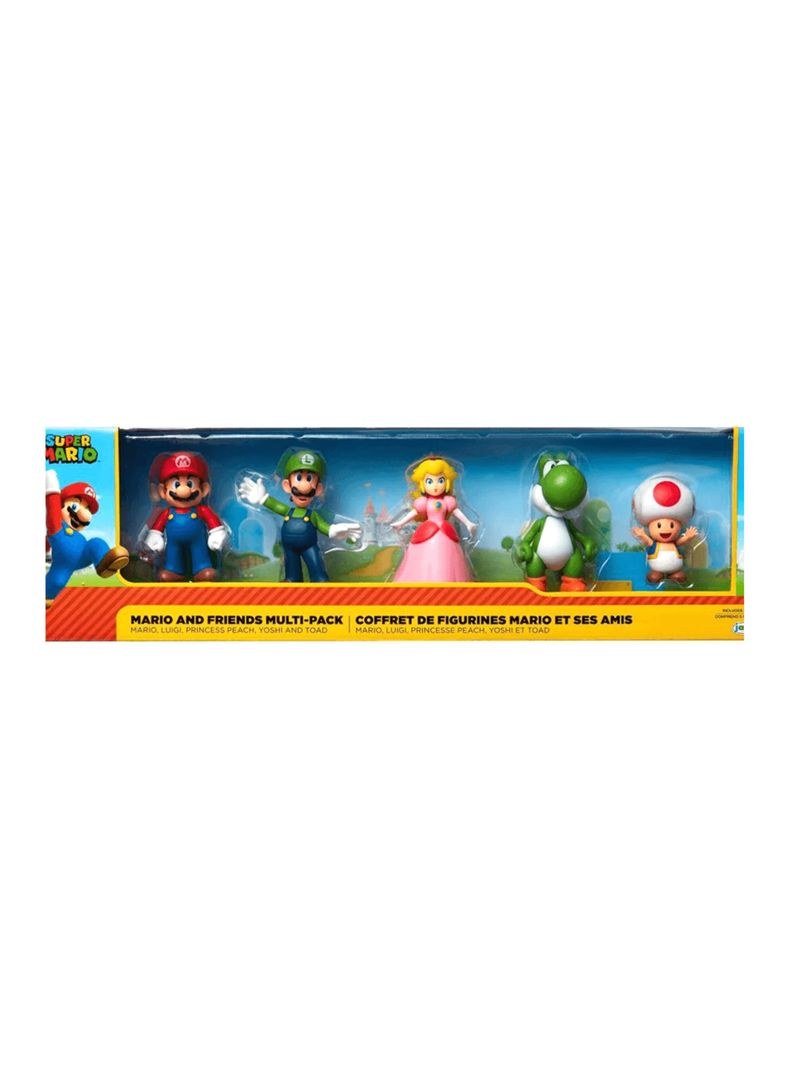 Pack Figuras Nintendo Super Mario Mushroom Kingdom