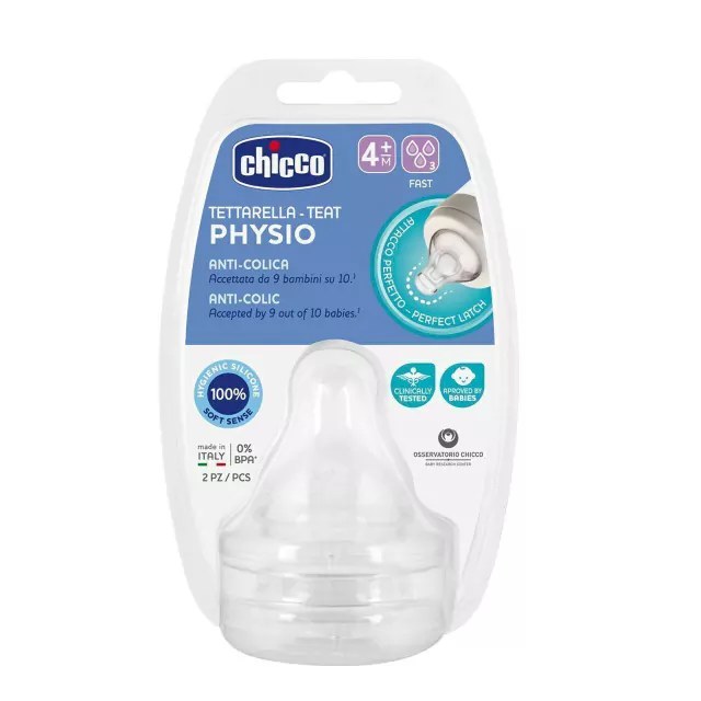 Pack Tetinas Flujo Rápido 4 Meses + Chicco
