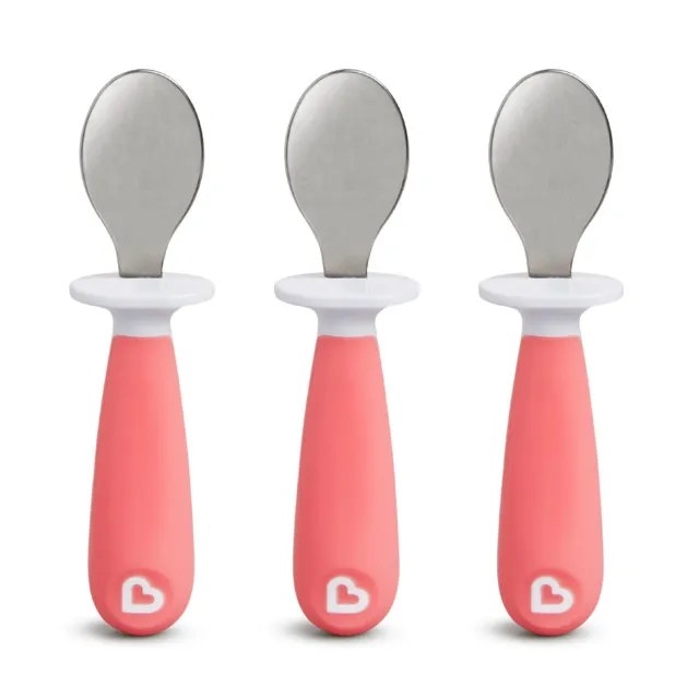 Set Cucharas Metalicas Rosa Munchkin
