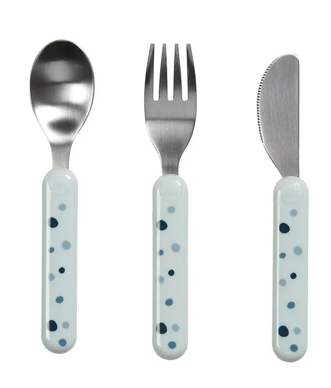 Set de Cubiertos Acero Inoxidable Puntos Done By Deer